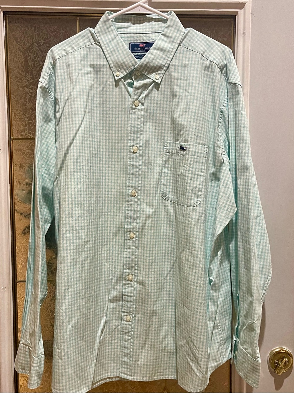 Vineyard Vines Men’s Mint Tucker Classic Button Down